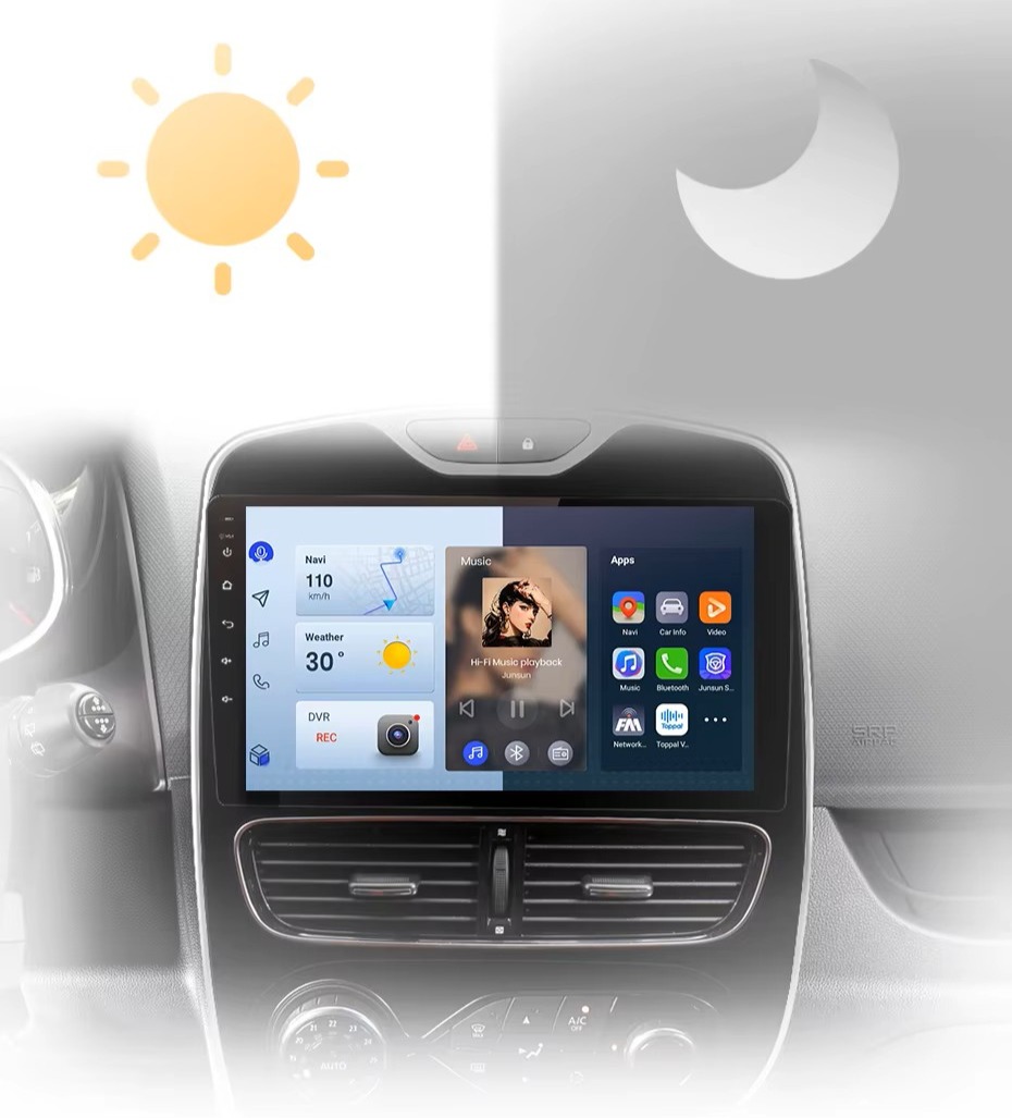 Un écran 9 pouces intégré comme d'origine | Renault Clio 4 CarPlay